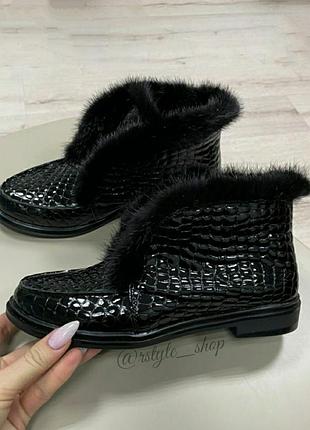 Хайтопы наплак натуральная норка