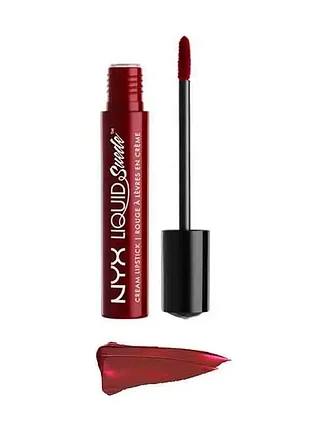 Рідка матова помада nyx cosmetics liquid suede cream lipstick cherry skies