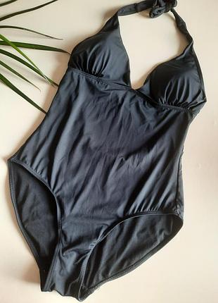 Красивий базовий суцільний купальник розмір l/xl