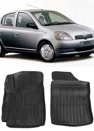 Автомобильные коврики в салон toyota yaris 1999-2006 передние (тойота ярис)