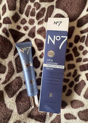 Сыворотка no7 lift & luminate triple action serum