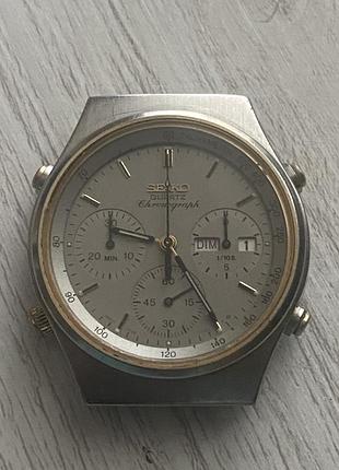 Годинник ручний seiko 7a38-7190 vintage 1987 quartz chronograph