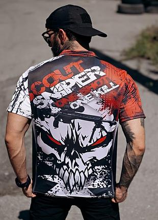 Милитари поло футболка oblivion sniper пп4697(k8 - 00)