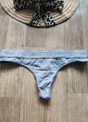 Хлопковые трусики calvin klein