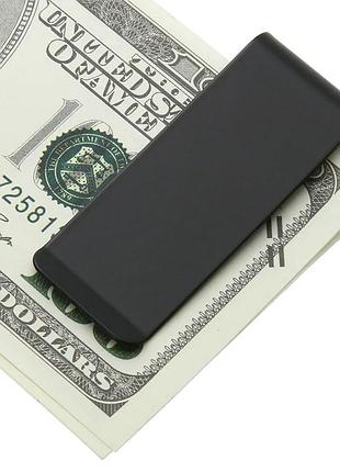 Edc кліпса зажим для грошей та карток гаманець чорний матовий колір