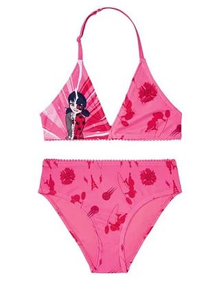 Купальник (лиф + плавки) miraculous для девочки 70467, леди баг