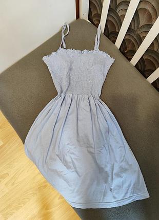 Жіноча сукня, сарафан блакитний s