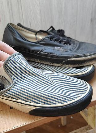Дві пари одним лотом | vans us 11 / 29 см | кеди сліпони sk8 slip-on era dc