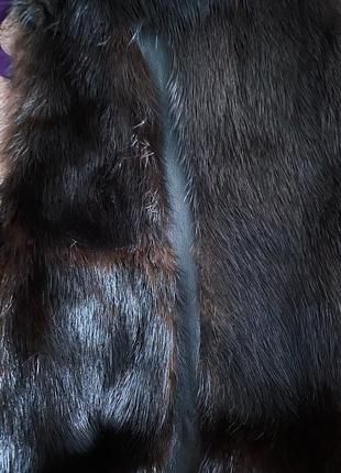 Норковая жилетка из натурального меха. хутряна жилетка {норка}.
