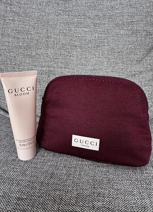 Gucci bloom косметичка набір