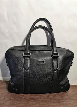 Hugo boss оригинальга кожаная сумма для путешествий деловая