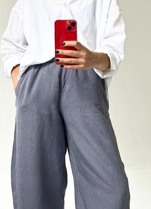 Брюки,кюлоты,палаццо,лен.