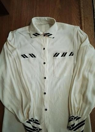 Блуза шелк винтаж