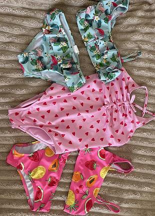 Купальник , одяг для дівчинки , купальник 128 р , купальник 5років , купальник 6 років ,