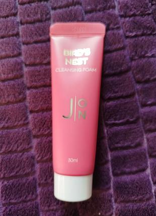 Пенка для лица корейский jon bird's nest