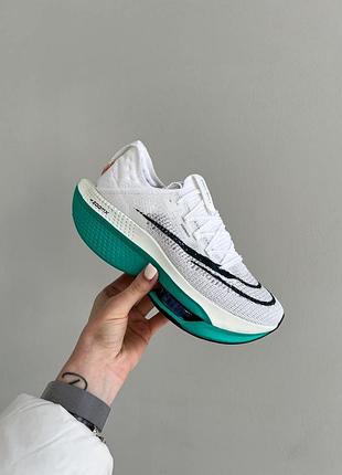 Nike air zoom alphafly white green