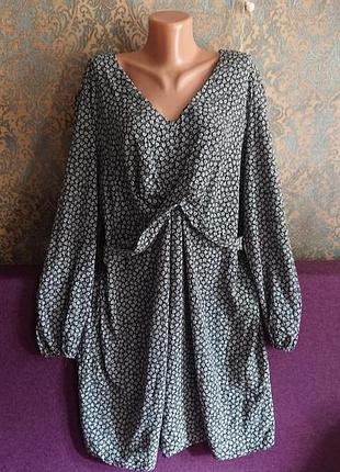 Красивое летнее платье большой размер батал 54/46