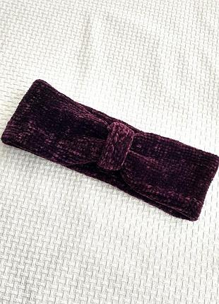 Оксамитова/велюрова пов'язка на голову vero moda