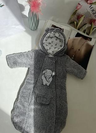 Детский спальный мешок, конверт в коляску 🩶