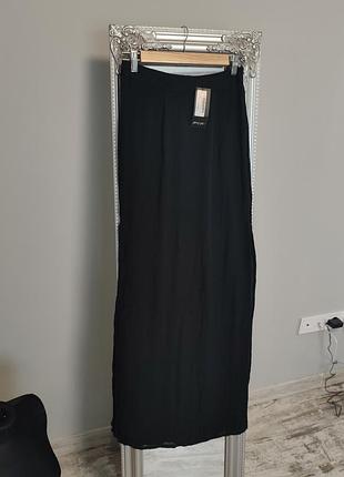 Полупрозрачная юбка макси размер м