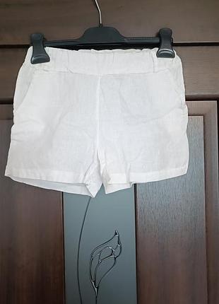 Льняные шорты italy по бирке на 8 лет