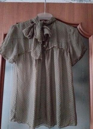 Romeo gigli   дизайнерская шелковая блуза