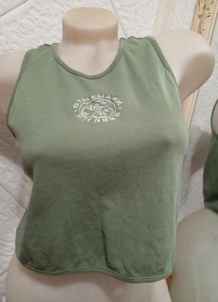 Распродажа 2+1 майка для фитнеса хлопок акула