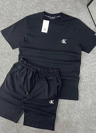 Чорний чоловічий комплект calvin hm0hm00533 klein💣