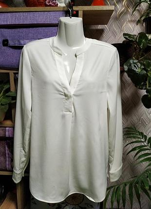 Белая,фирменная, классическая,базовая рубашка,блуза 44-46 р-h&amp;m