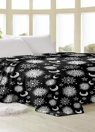 Плед з флісу місяць і сонце (160х210)