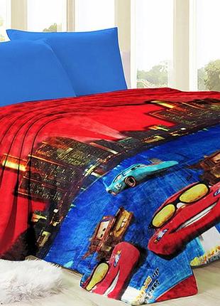 Плед из флиса тачки (160х210)