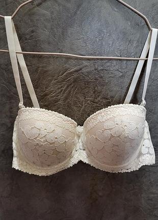 Бюстгальтер белый сетевой