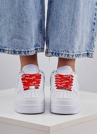 Nike air force 1 x supreme white — купити в Україні | SHAFA