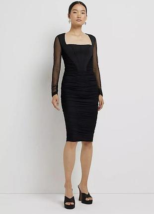Красивое миди платье river island