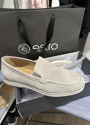 Лофери estro замш