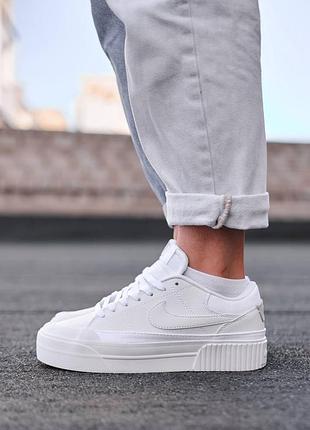 Nike court legacy white