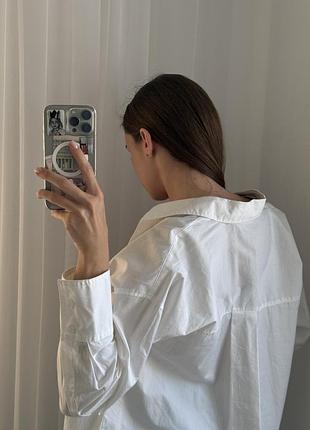 Біла сорочка zara 4
