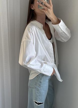 Біла сорочка zara 3