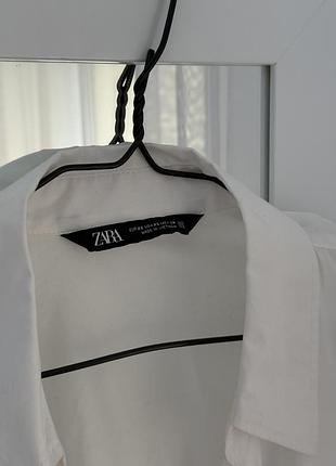 Біла сорочка zara 5