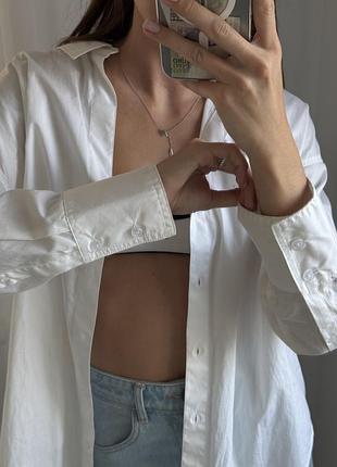 Біла сорочка zara 2