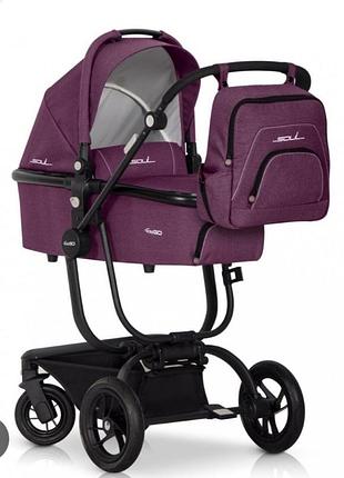 Тележка easy go soul purple 2в1