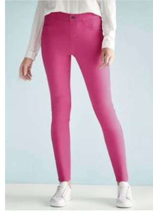 Летние стрейч джинсы джеггинсы, высокая посадка, от esmara. s