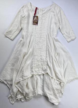 Ewa i walla linen dress лляна сукня плаття
