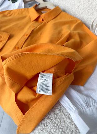 Лляна сорочка h&m 6