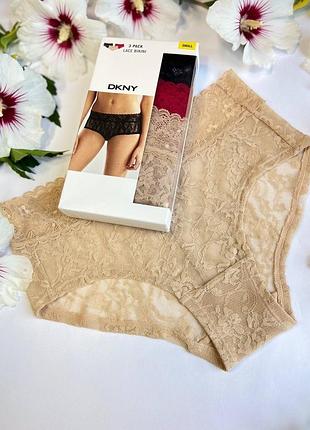 Женское нижнее кружевное белье в стиле бикини dkny