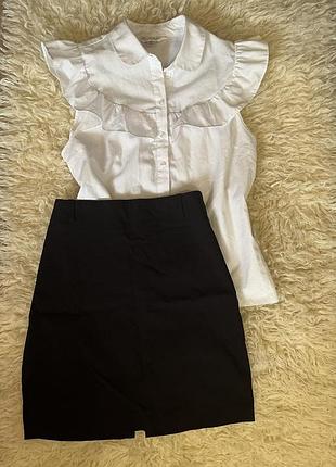 Блузка, юбка стрейч
