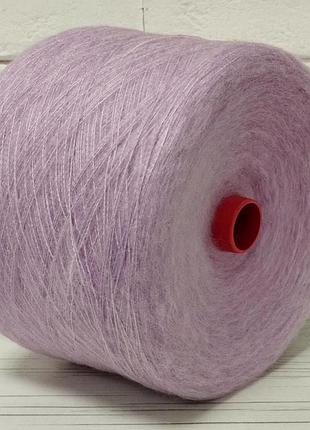 Пушистая и нежная полушерстяная пряжа (сирень)