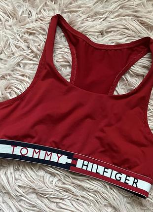 Нереальний червоний топ tommy hilfiger оригінал