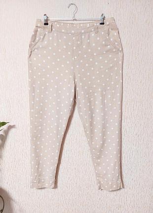 Брюки лен вискоза