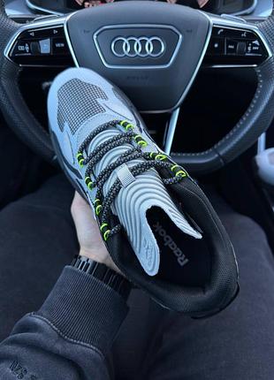 Кросівки reebok zig kinetica || grey black 6